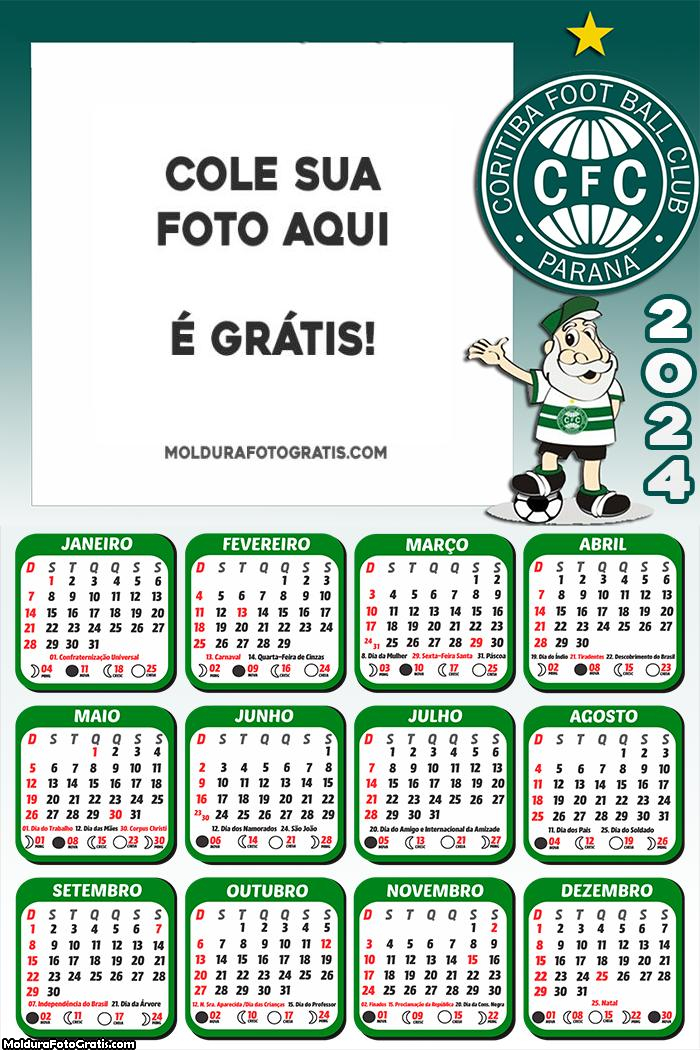 Calendário Coritiba 2024