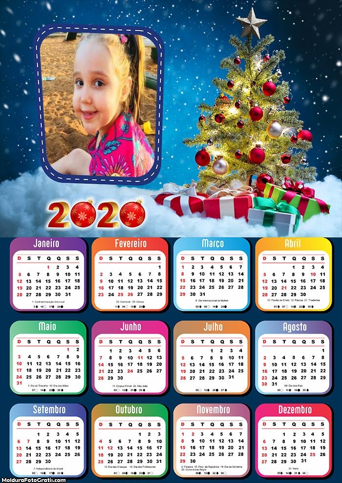 Calendário Feliz Natal Amor 2020