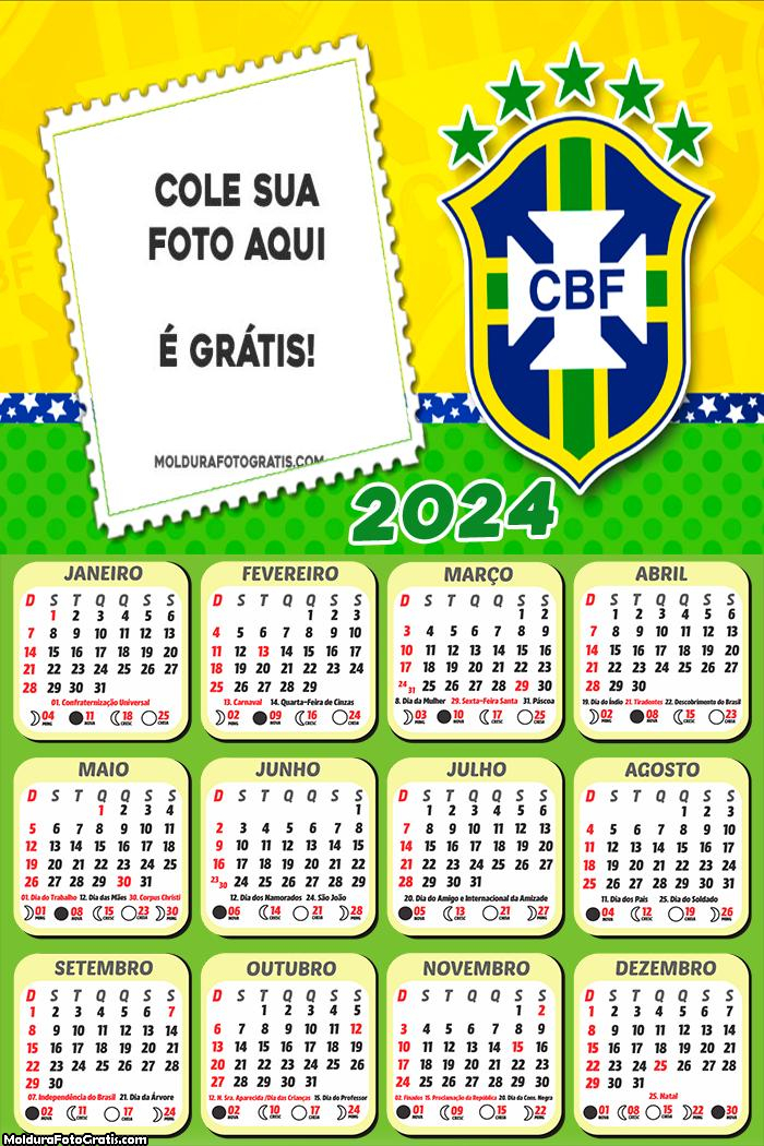 Calendário Brasil 2024