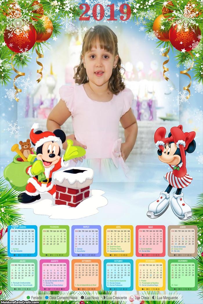 Calendário Natal Diney 2019