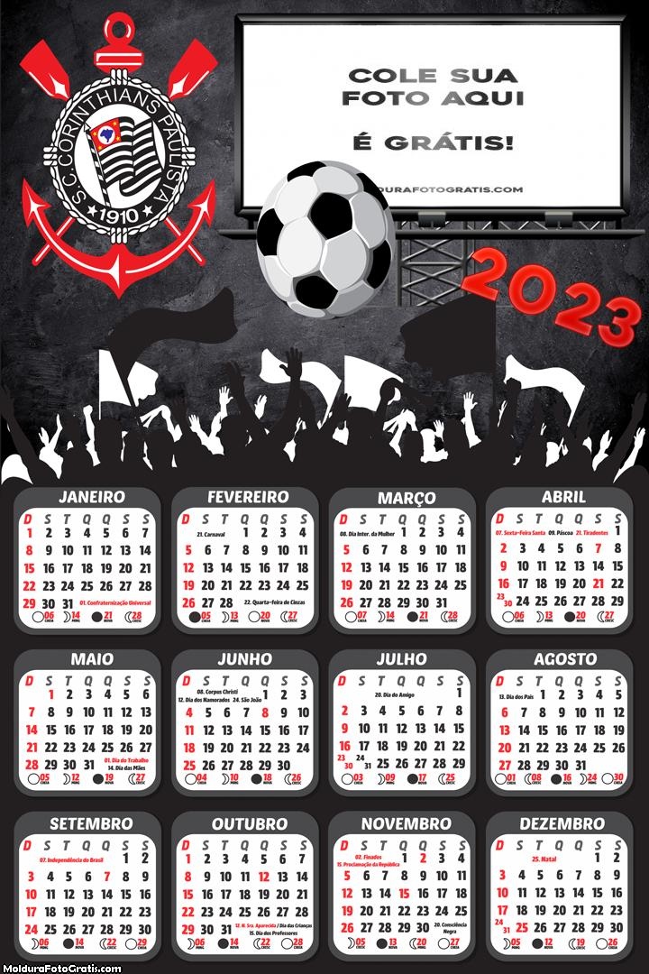 Calendário Corinthians Torcida 2023