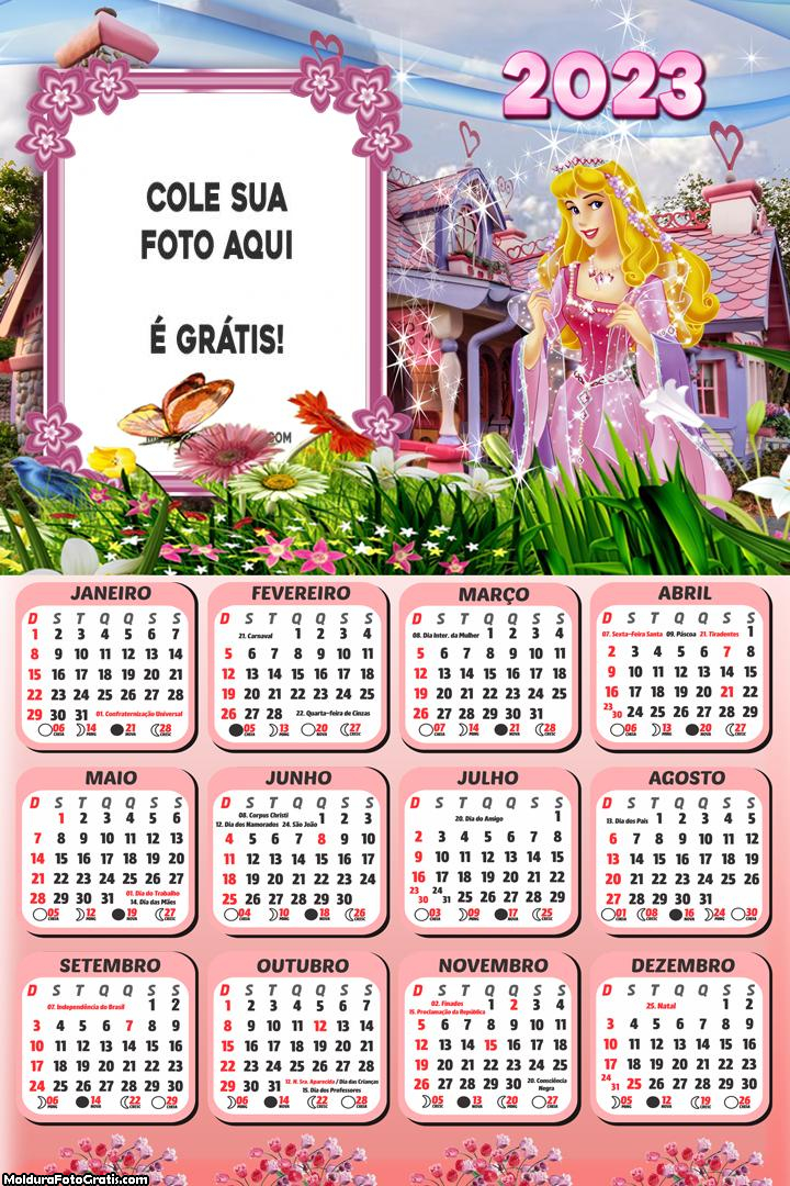 Calendário Bela Adormecida 2023