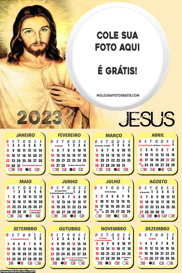 Calendário Jesus Cristo 2023