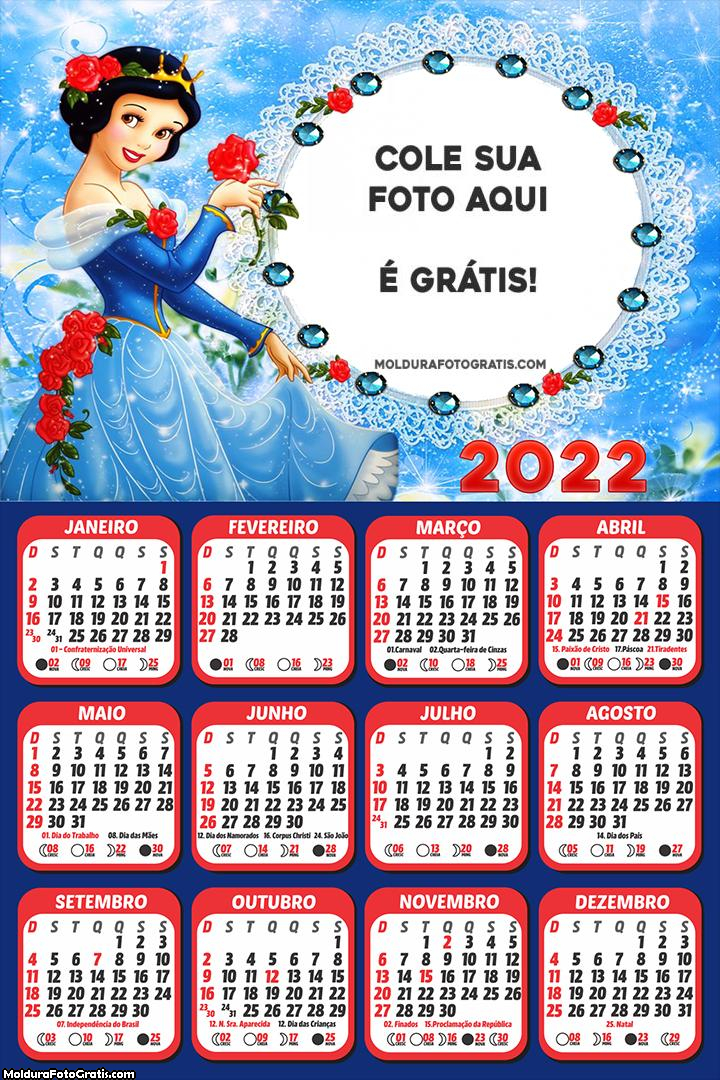 Calendário Princesa Branca de Neve 2022