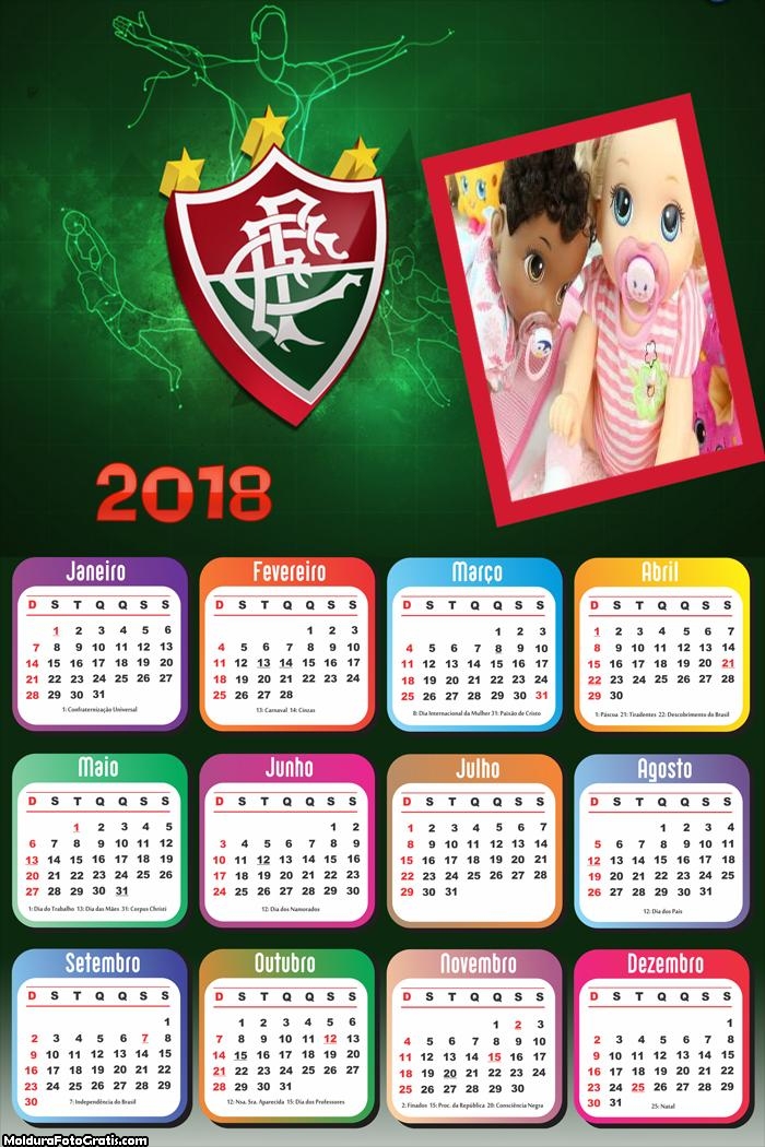 Calendário do Fluminense 2018