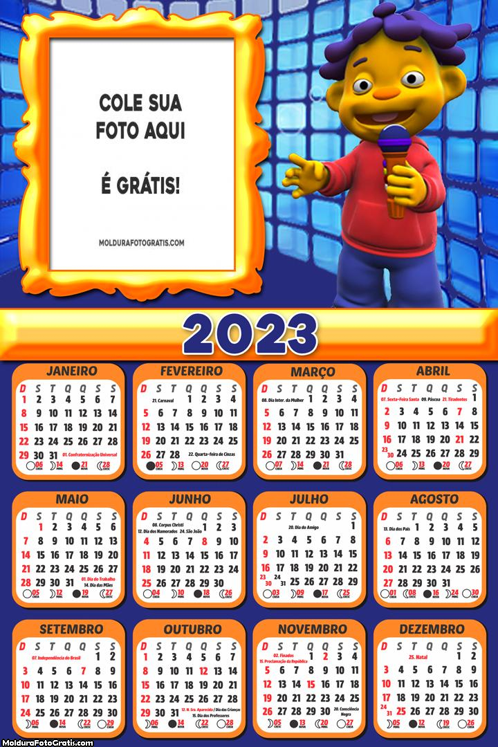 Calendário Sid O Cientista 2023
