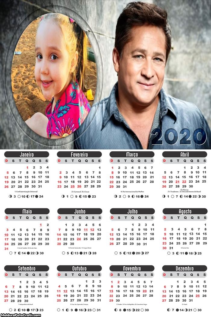 Calendário Leonardo Cantor Sertanejo 2020