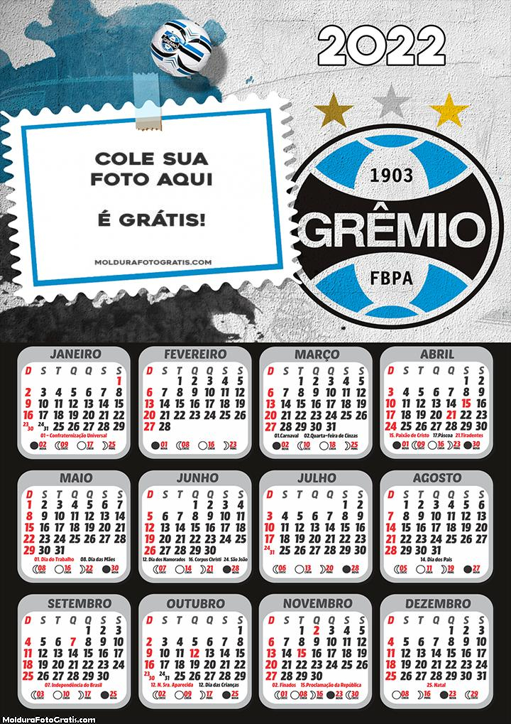 Calendário Grêmio 2022