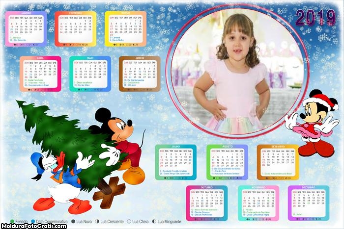 Calendário Montando Árvore de Natal 2019