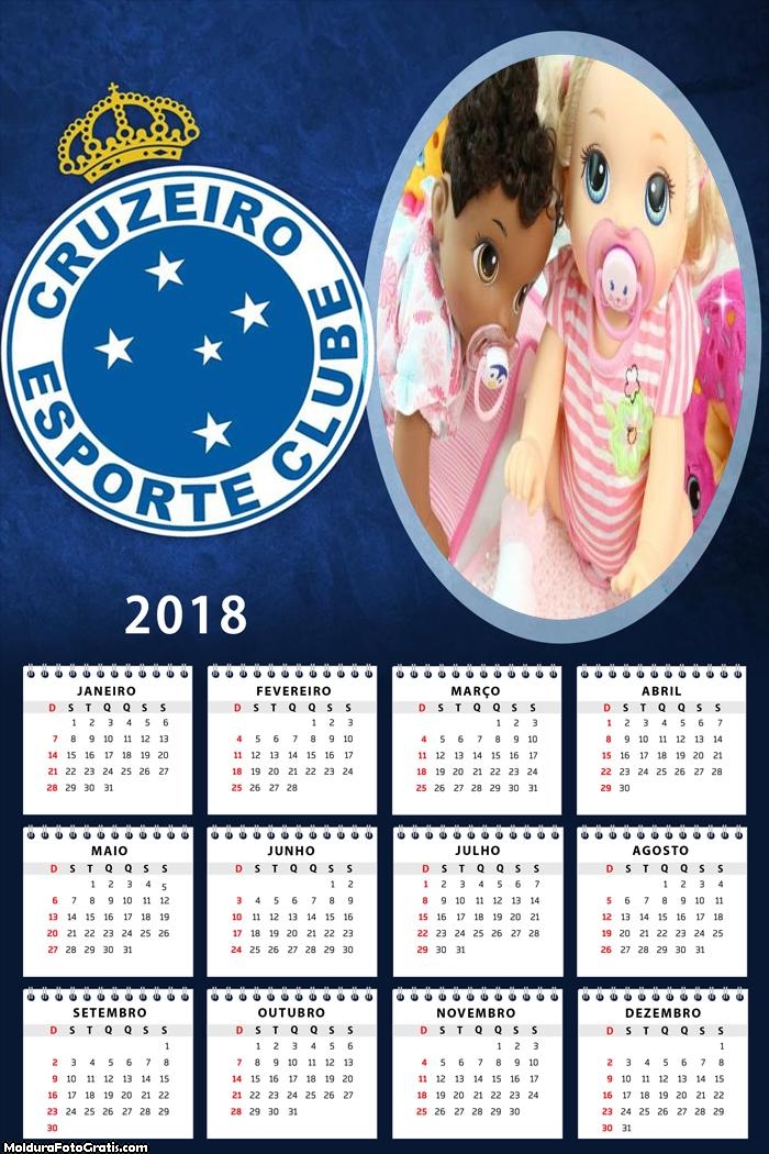Calendário Cruzeiro 2018