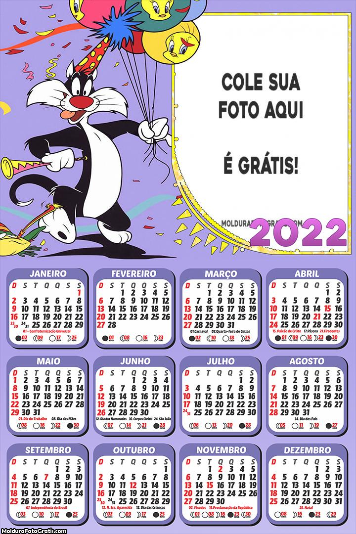 Calendário Frajola Aniversário 2022