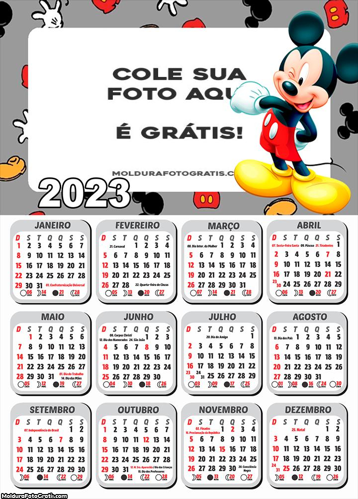 Calendário Mickey 2023