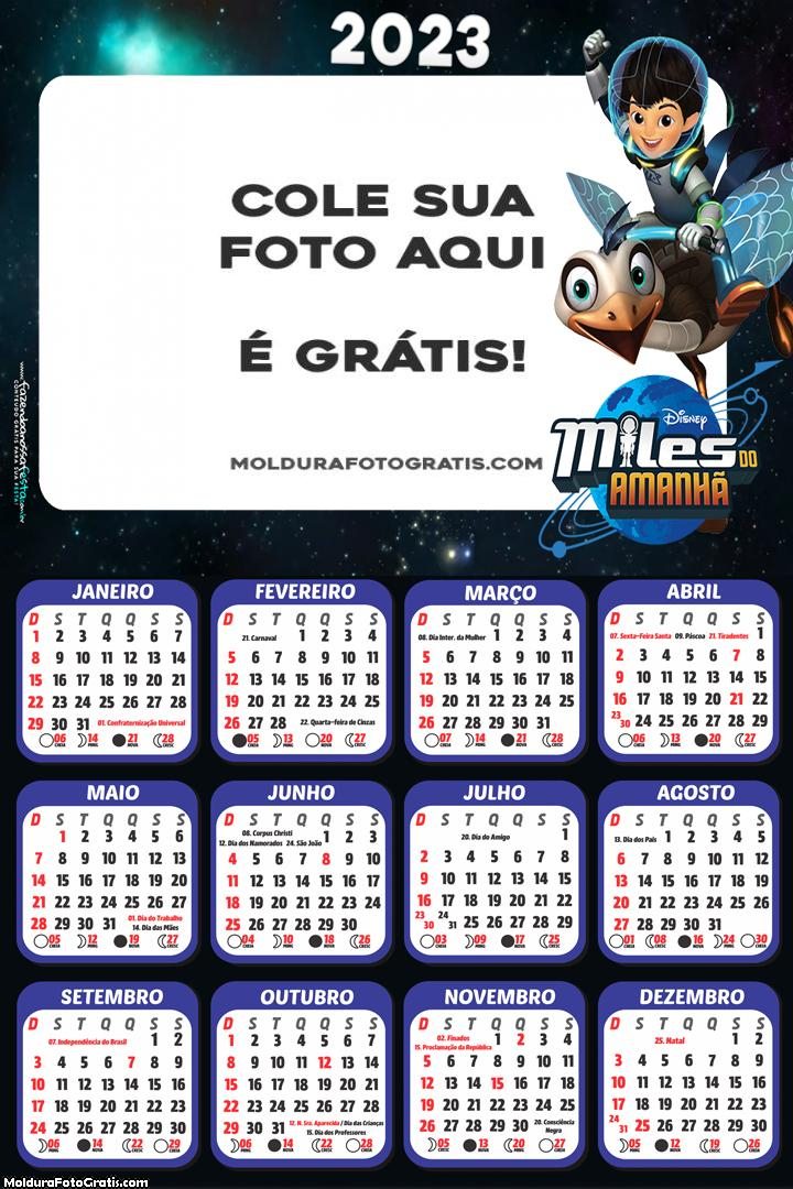 Calendário Miles do Amanhã 2023