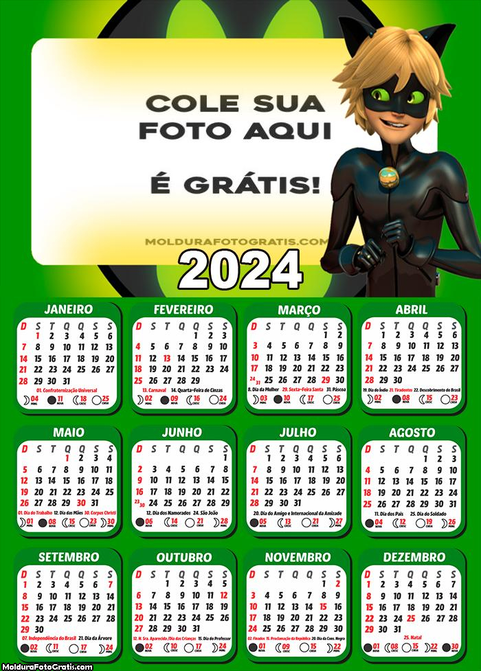 Calendário Catnoir 2024