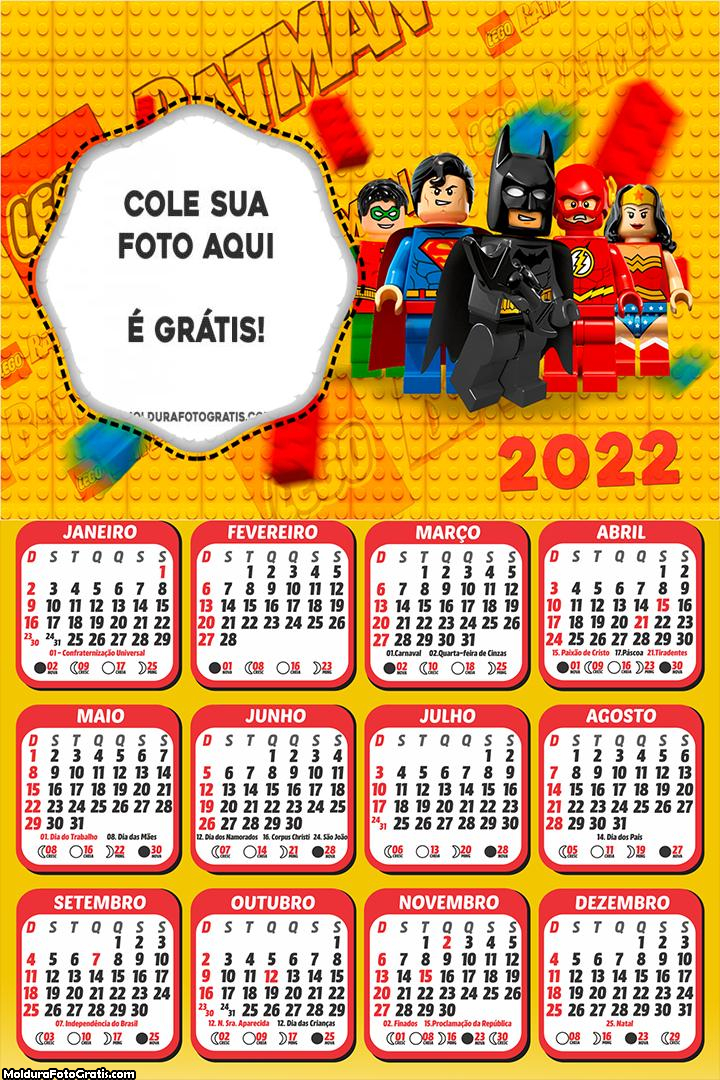 Calendário Batman Lego 2022