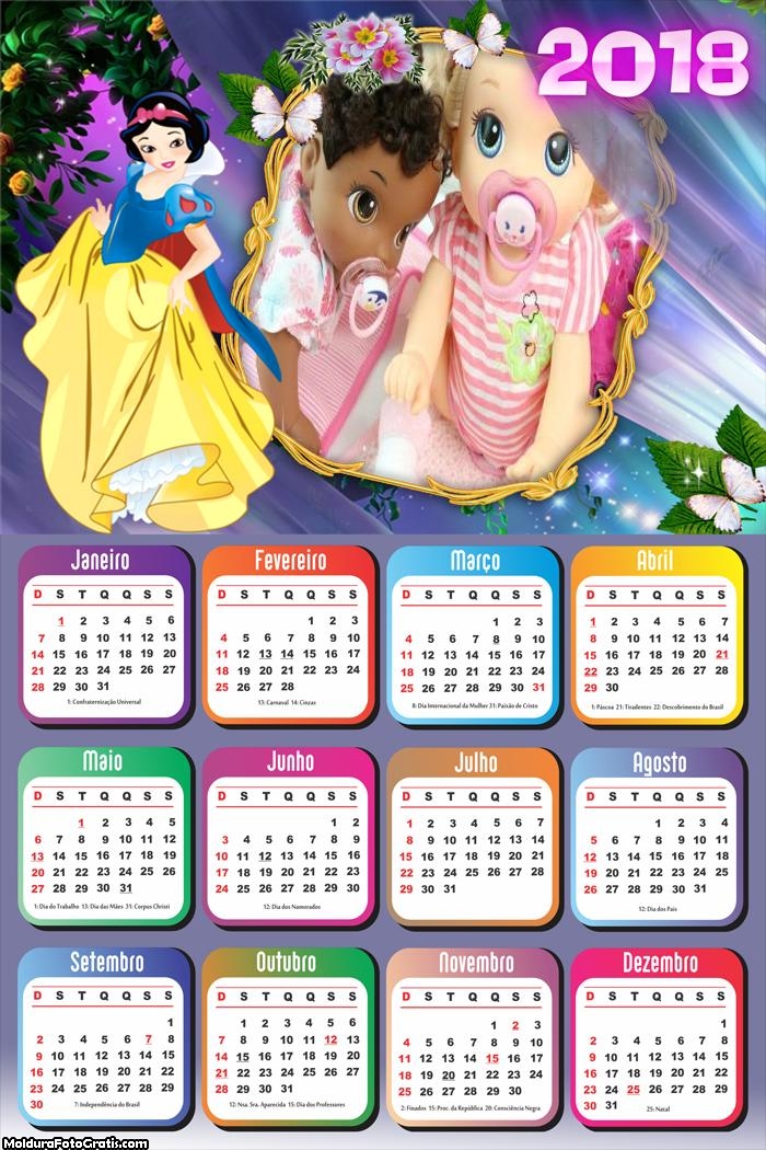 Calendário da Branca de Neve 2018