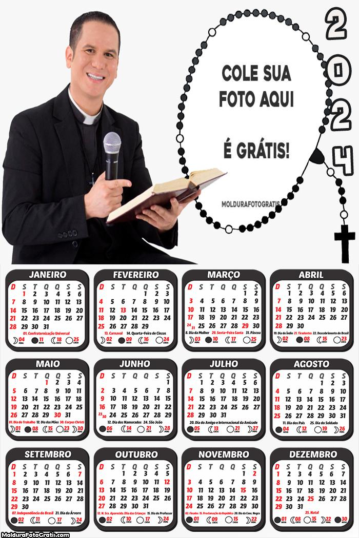 Calendário Padre Miguel Angelo 2024