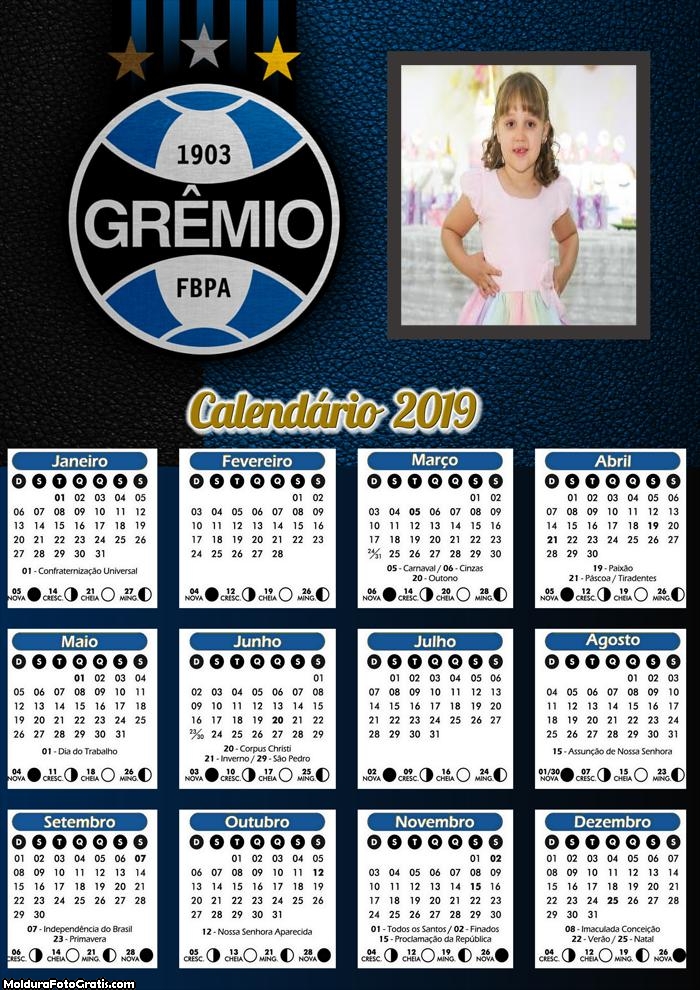 Calendário do Grêmio 2019