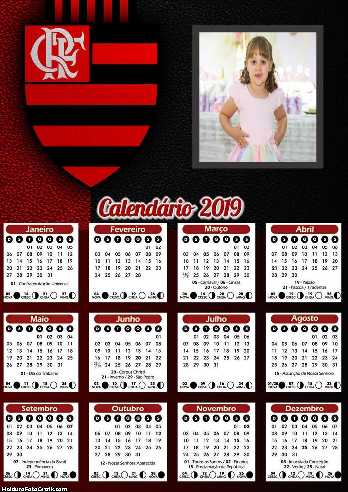 Calendário do Flamengo 2019