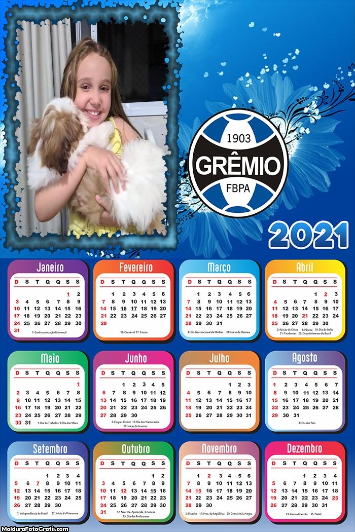 Calendário do Grêmio 2021