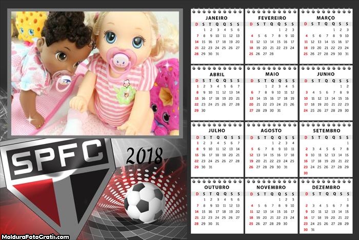 Calendário São Paulo 2018