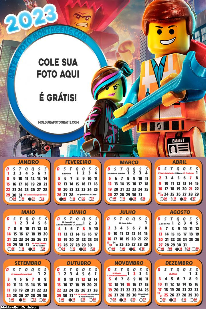 Calendário LegoMovie 2023