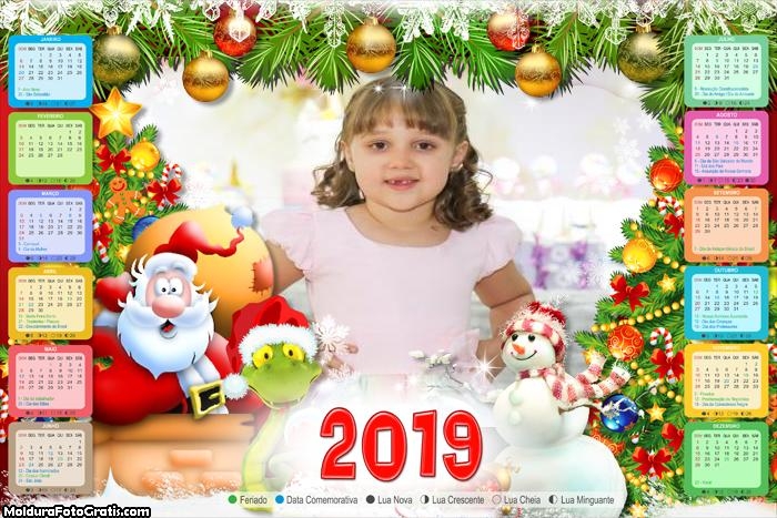 Calendário Papai Noel Espantado 2019