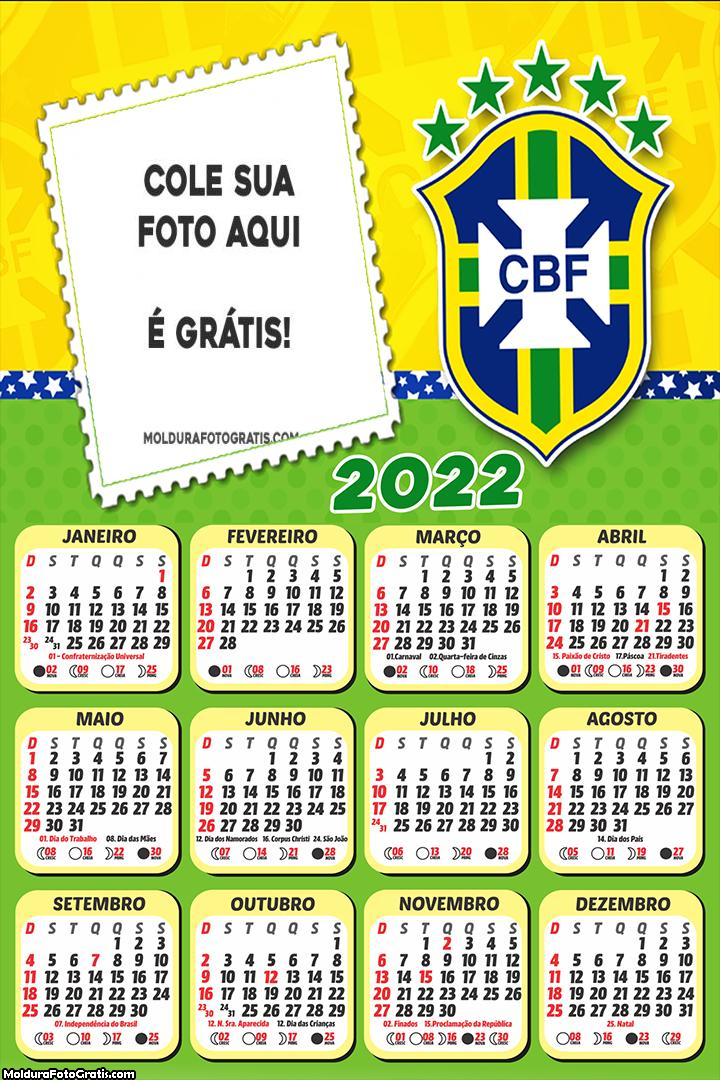 Calendário do Brasil 2022