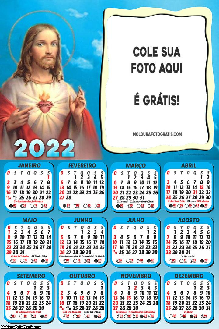 Calendário Jesus Cristo 2022