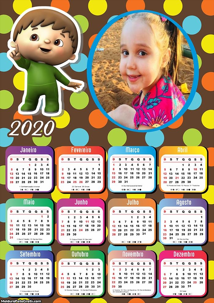 Calendário Infantil Garotinho 2020