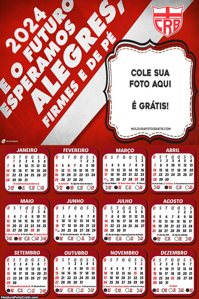 Calendário CRB Time Futebol 2024