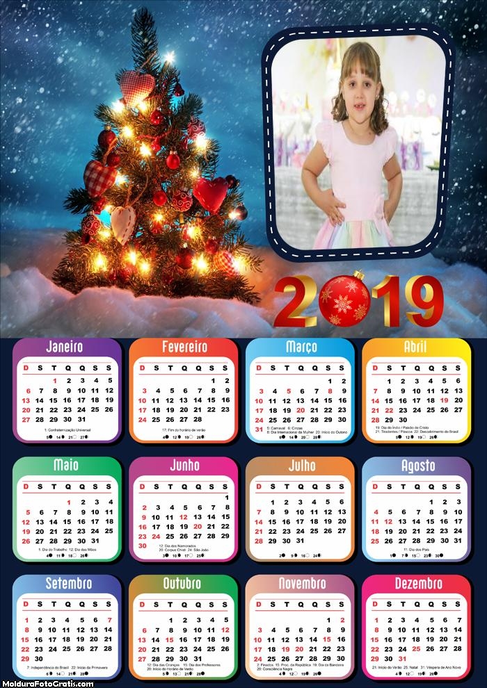 Calendário Natal Gramado 2019