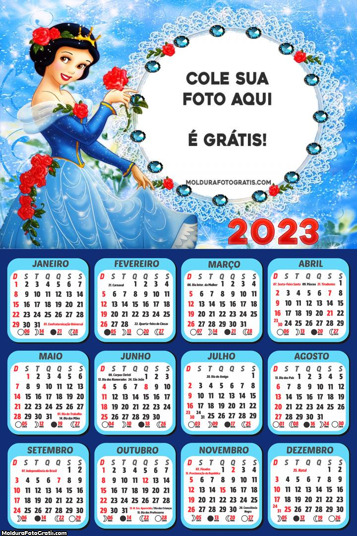 Calendário Princesa Branca de Neve 2023