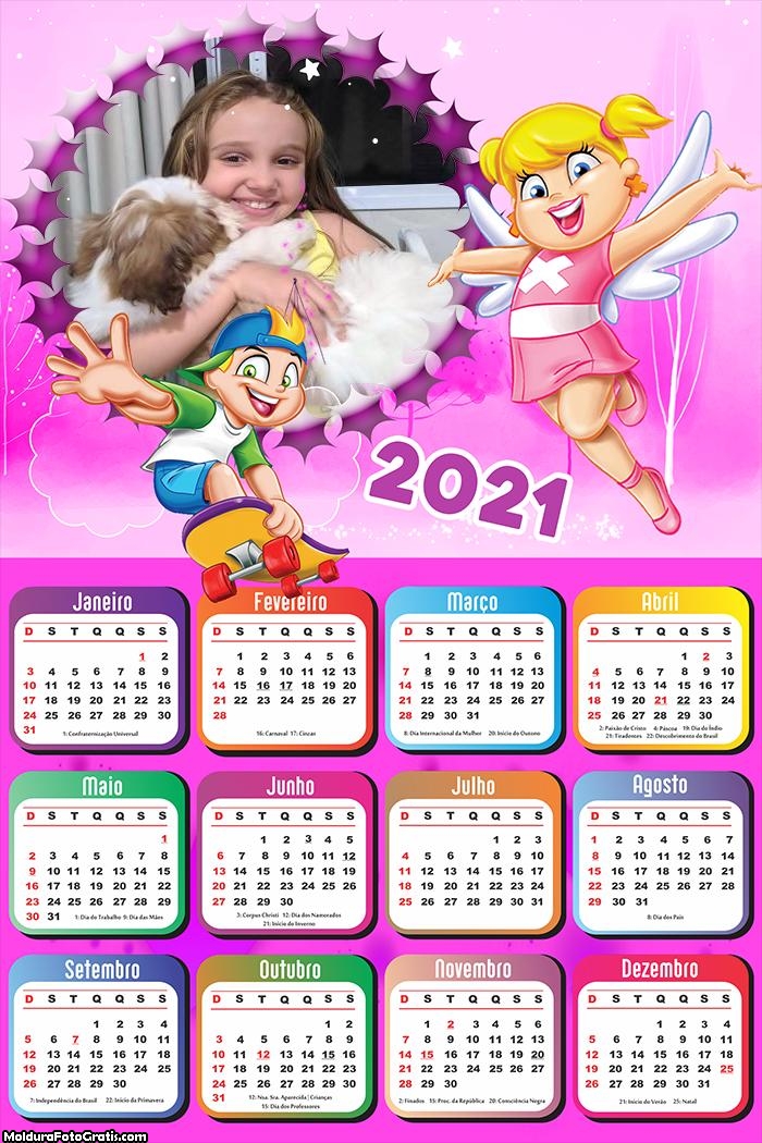 Calendário Xuxinha 2021