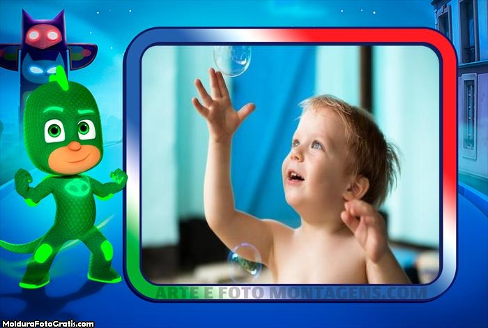 Montagem PJ Masks Lagartixo Gekko