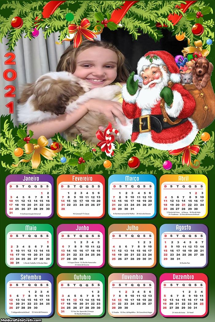Calendário Casinha do Papai Noel 2021
