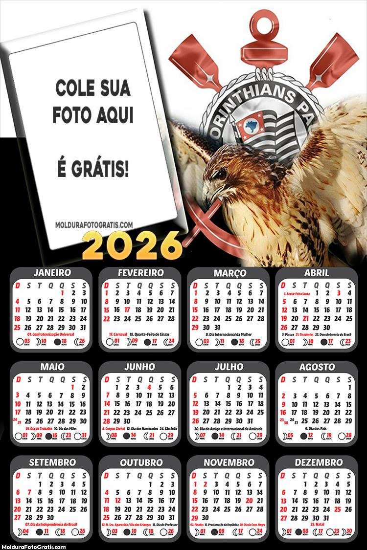 Calendário Corinthians Águia 2026