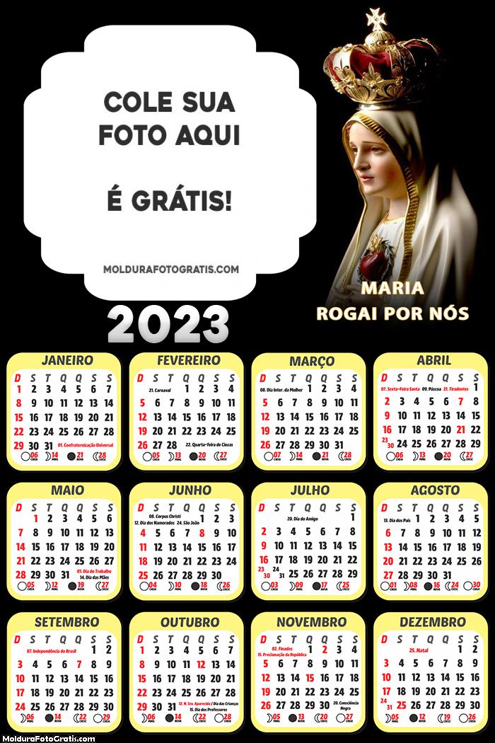 Calendário Maria Rogai por Nós 2023