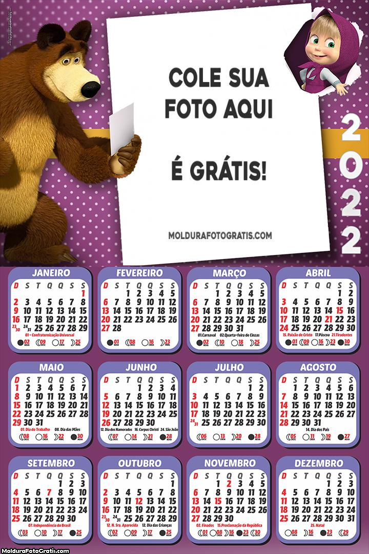 Calendário Marsh e o Urso 2022