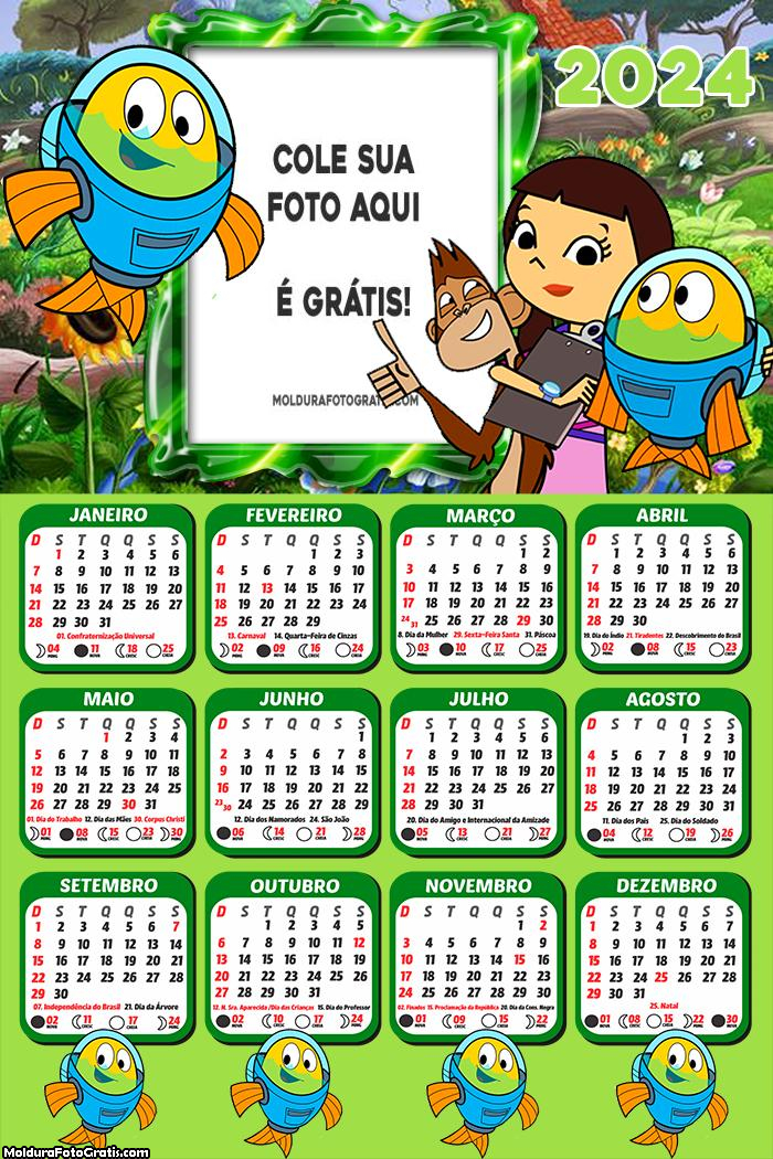 Calendário Peixonautas 2024