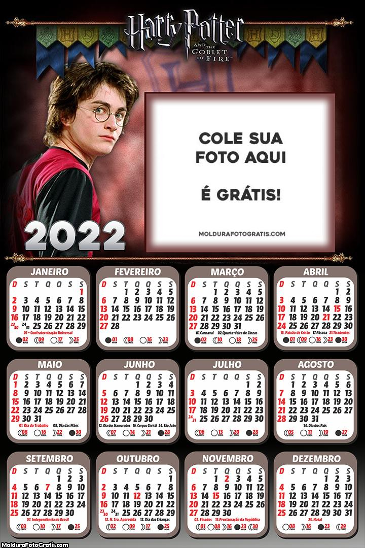 Calendário Harry Potter 2022