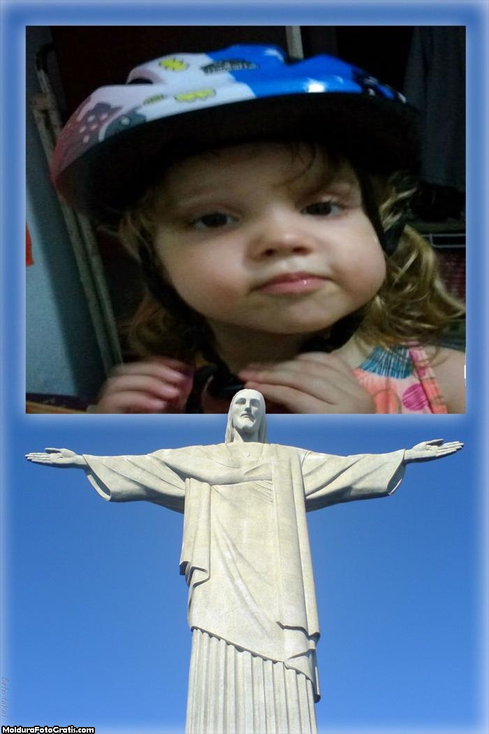 FotoMoldura Cristo Redentor Religião