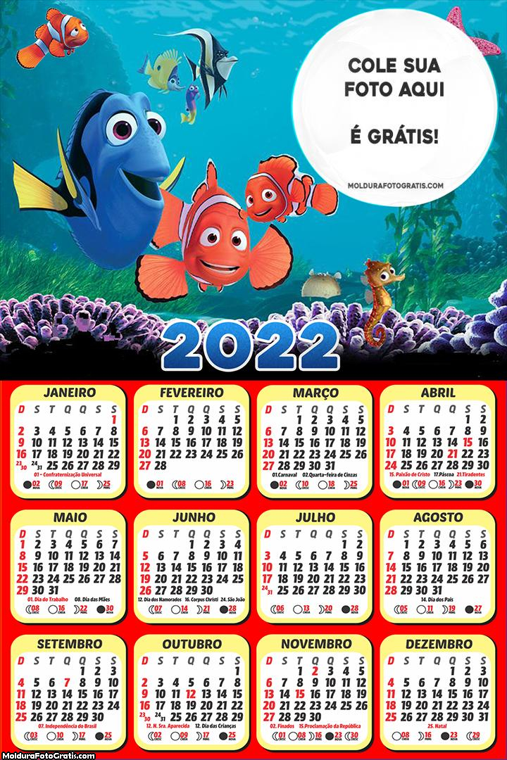 Calendário Nemo 2022