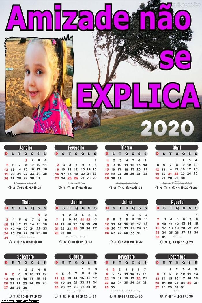 Calendário de Amizade 2020