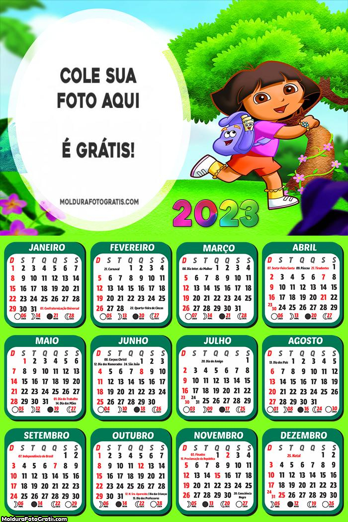 Calendário da Dora Aventureira 2023