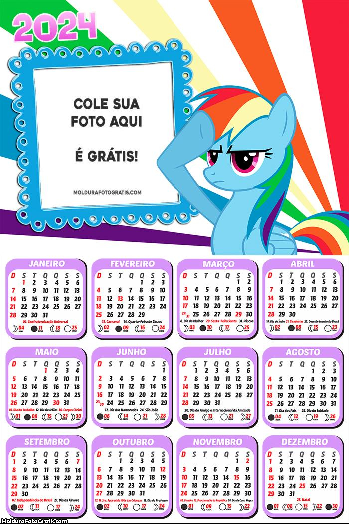 Calendário My Little Pony 2024