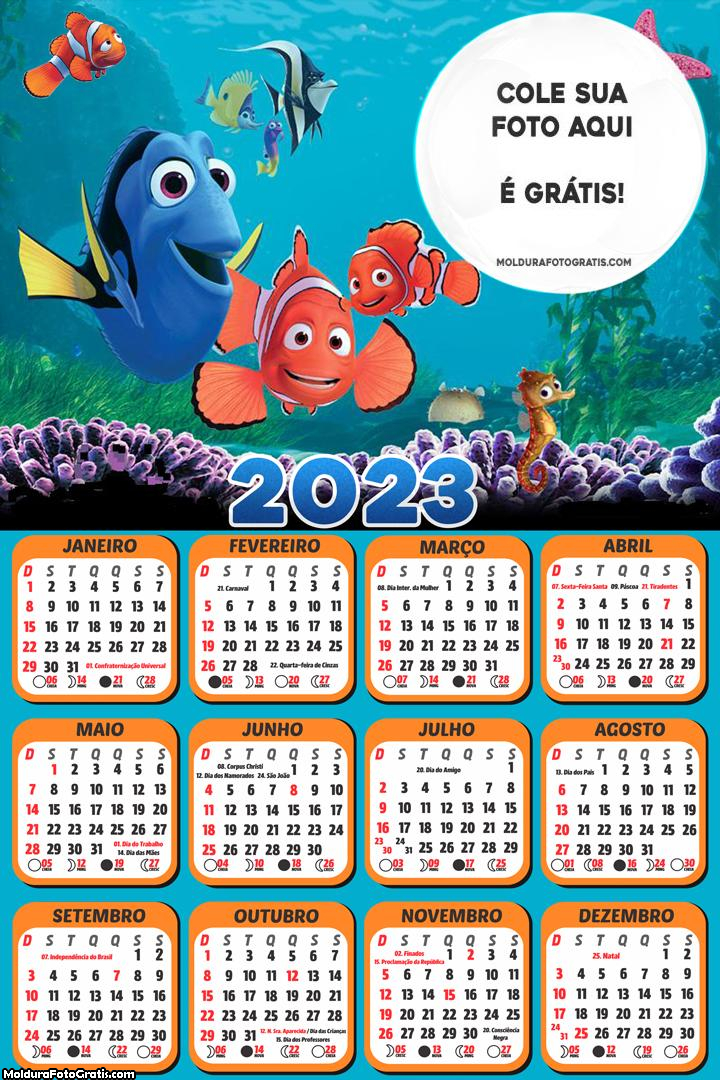 Calendário Nemo 2023