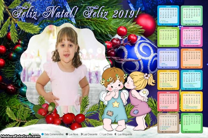 Calendário Anjinhos Baby de Natal 2019