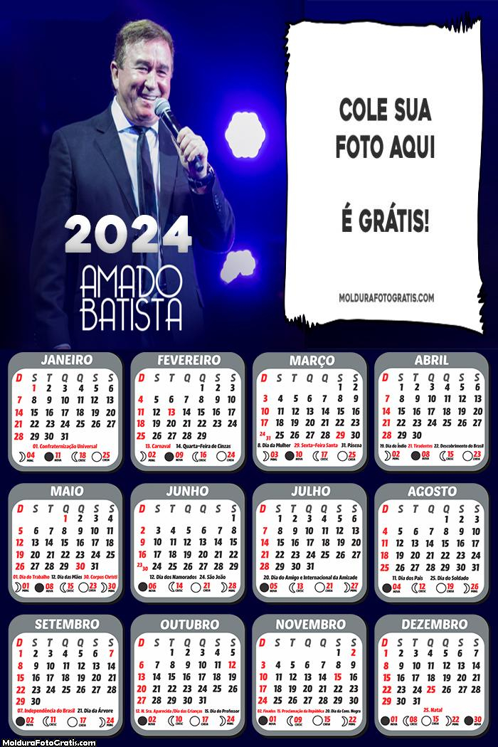 Calendário Amado Batista 2024