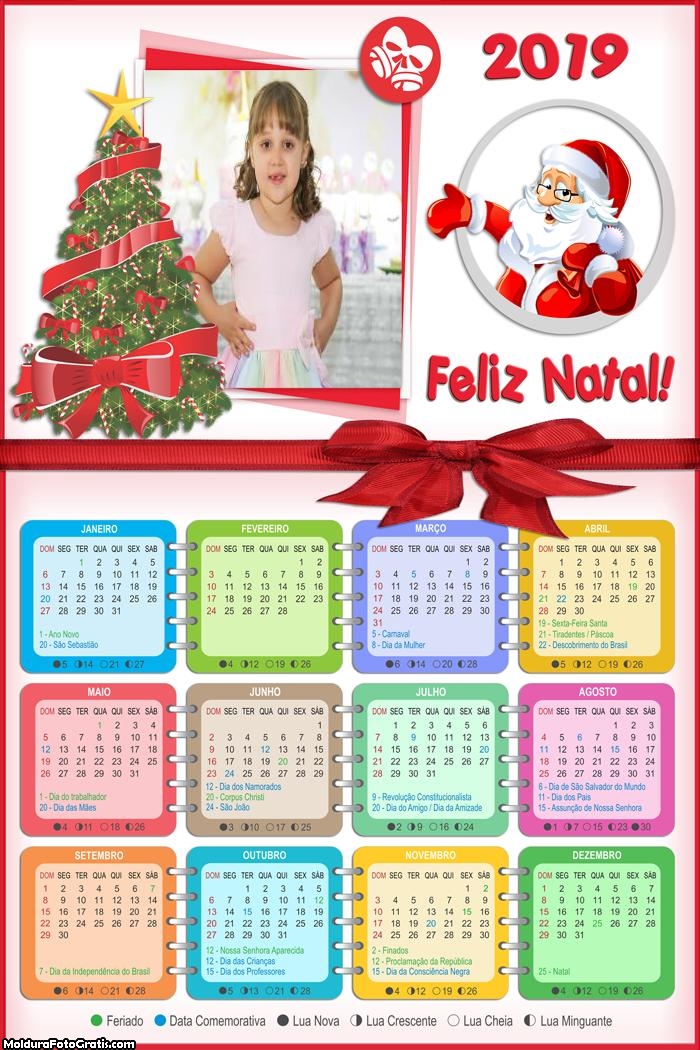 Calendário Árvore de Natal 2019